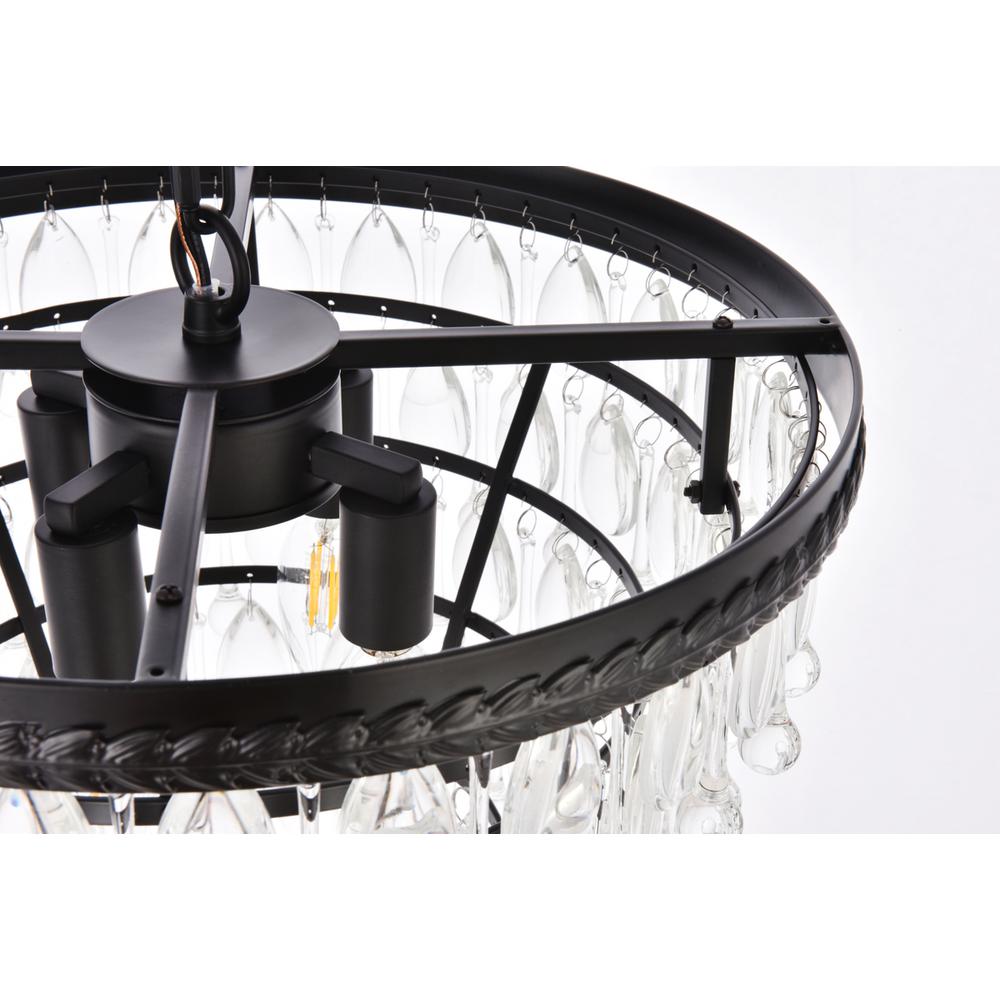Nordic 4 lights black pendant. Picture 4