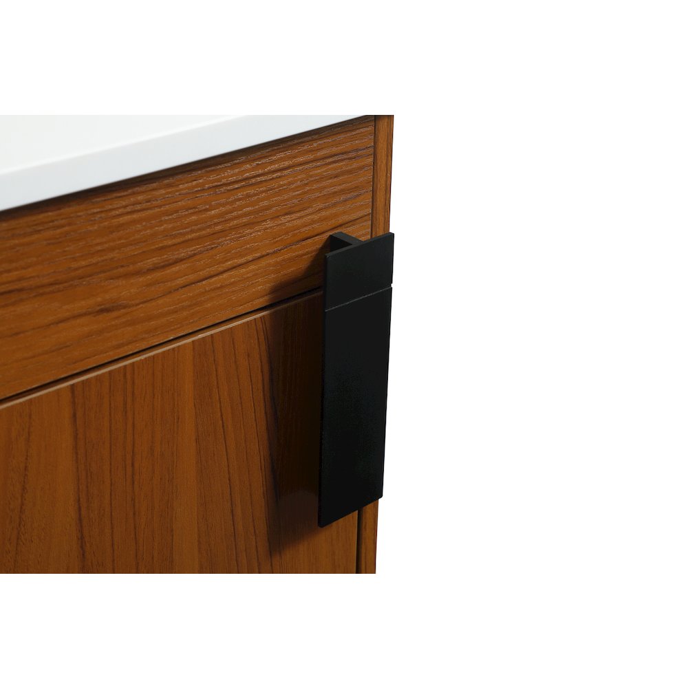 18 Inch Single Bathroom Vanity In Teak. Picture 13