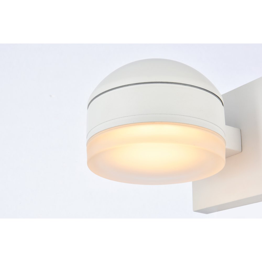 Raine Integrated Led Wall Sconce In White. Picture 3