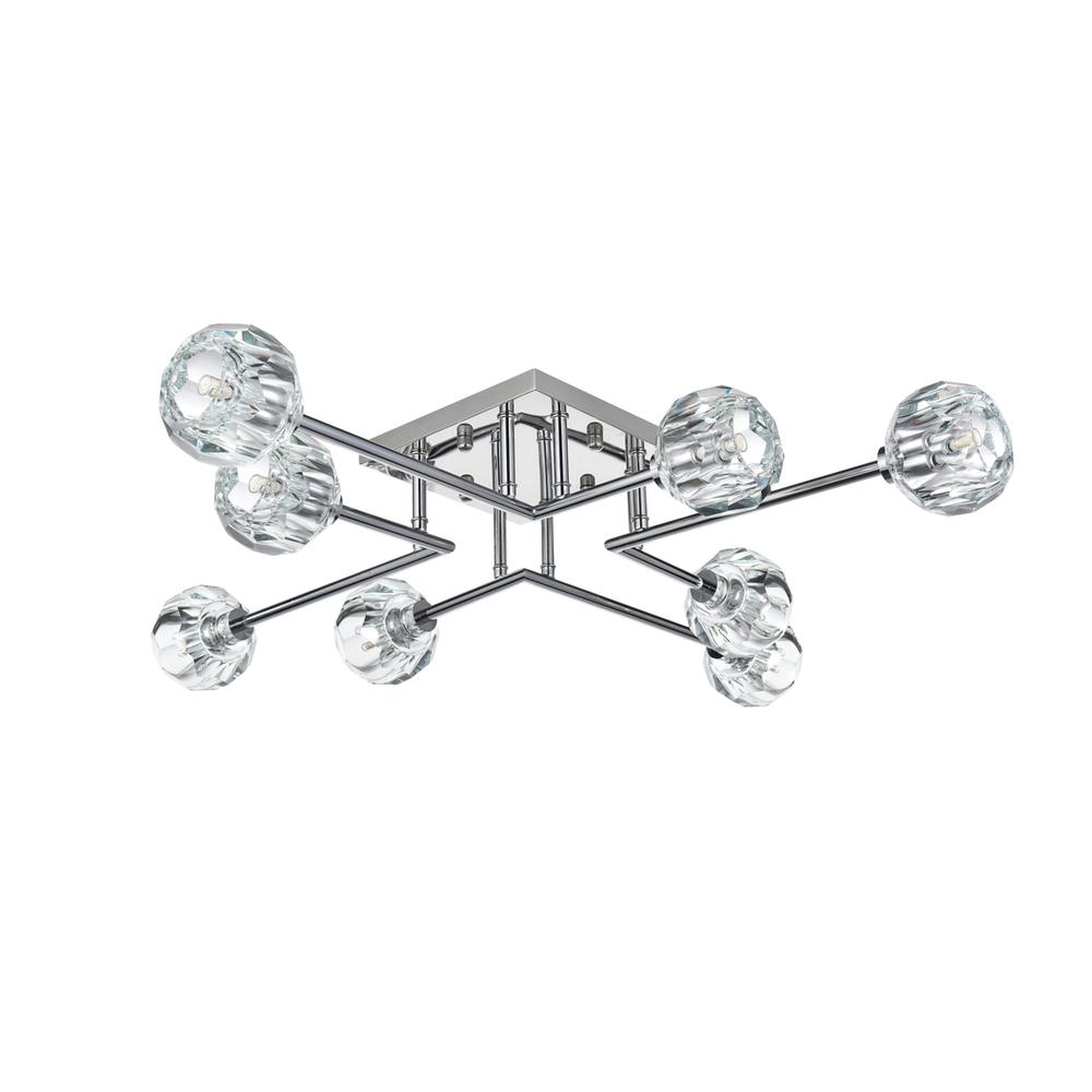 Eren 31 inch Flush Mount in Chrome. Picture 6