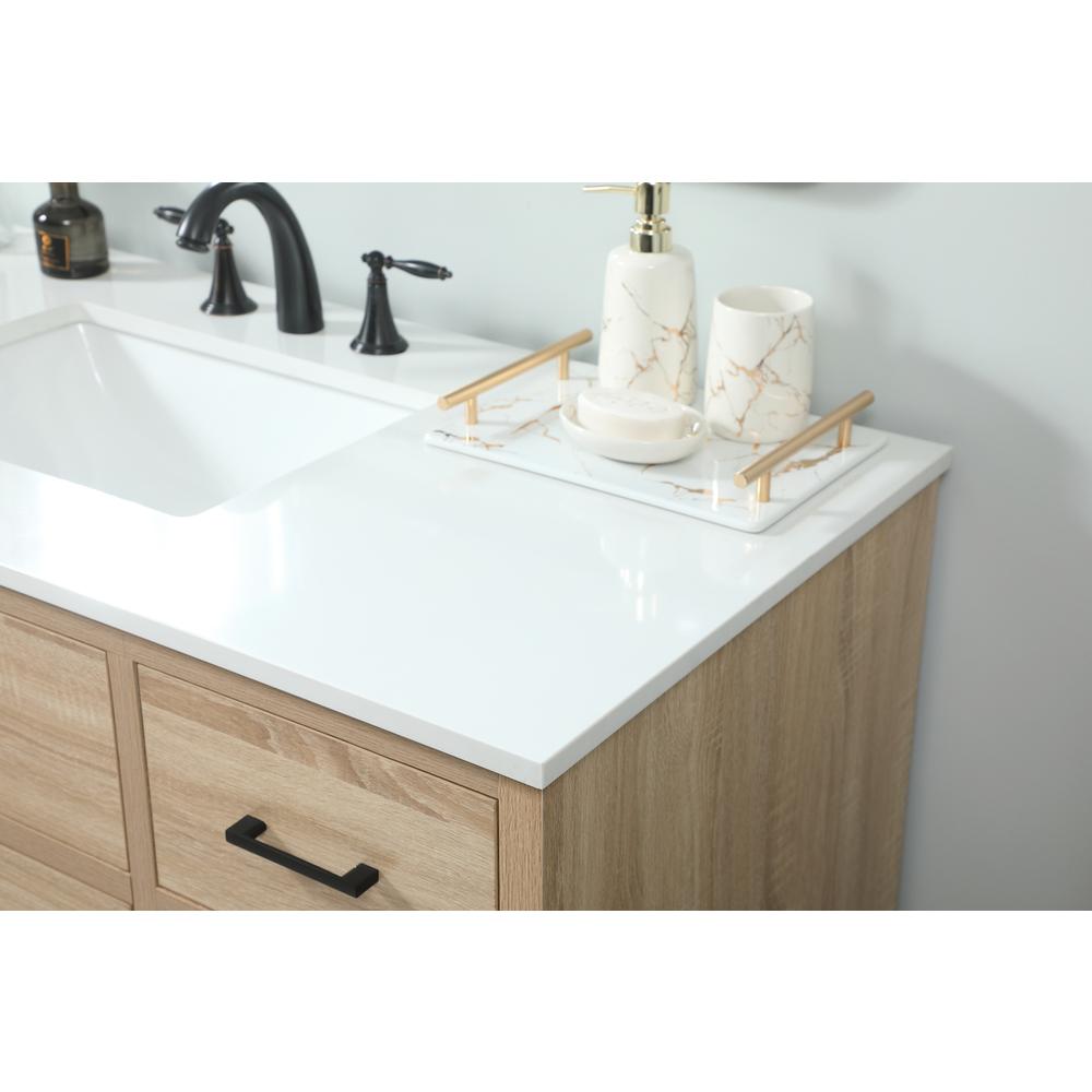 48 inch Single bathroom vanity in mango wood. Picture 5