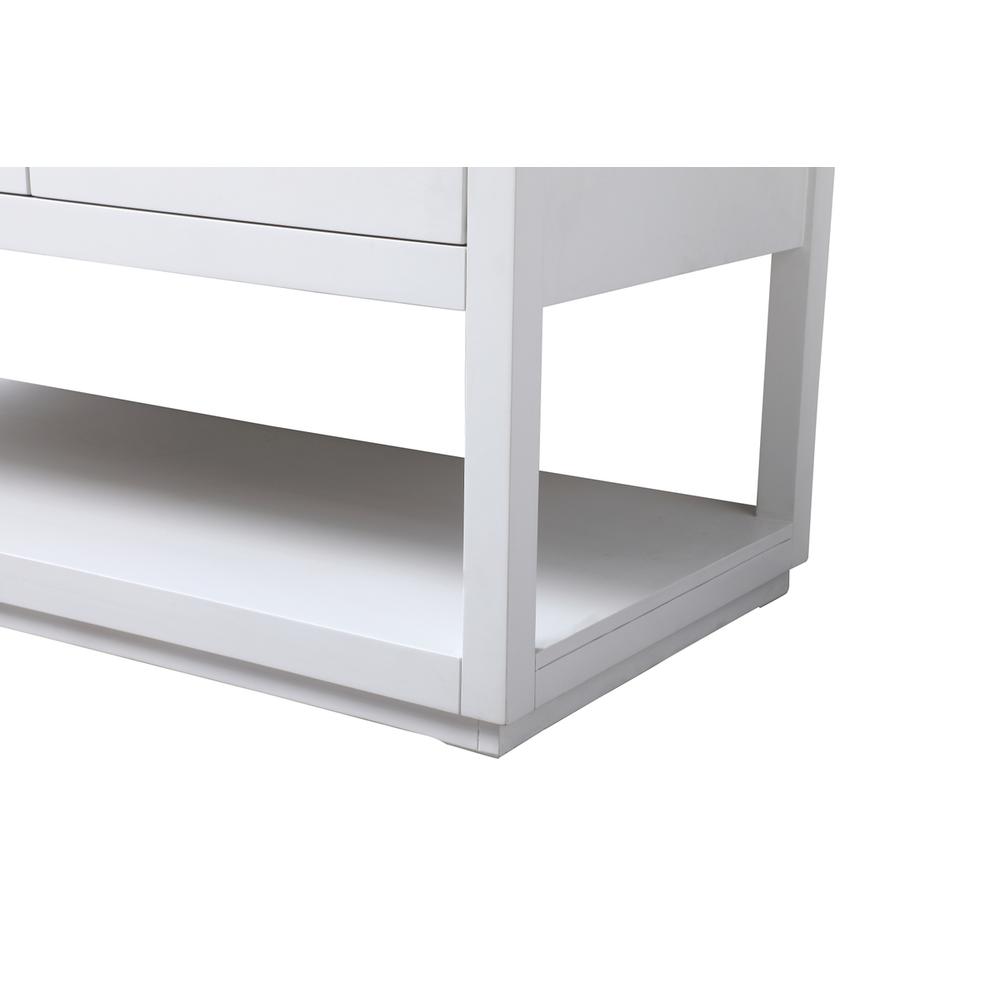 54 Inch SIngle Bathroom Vanity In White. Picture 13
