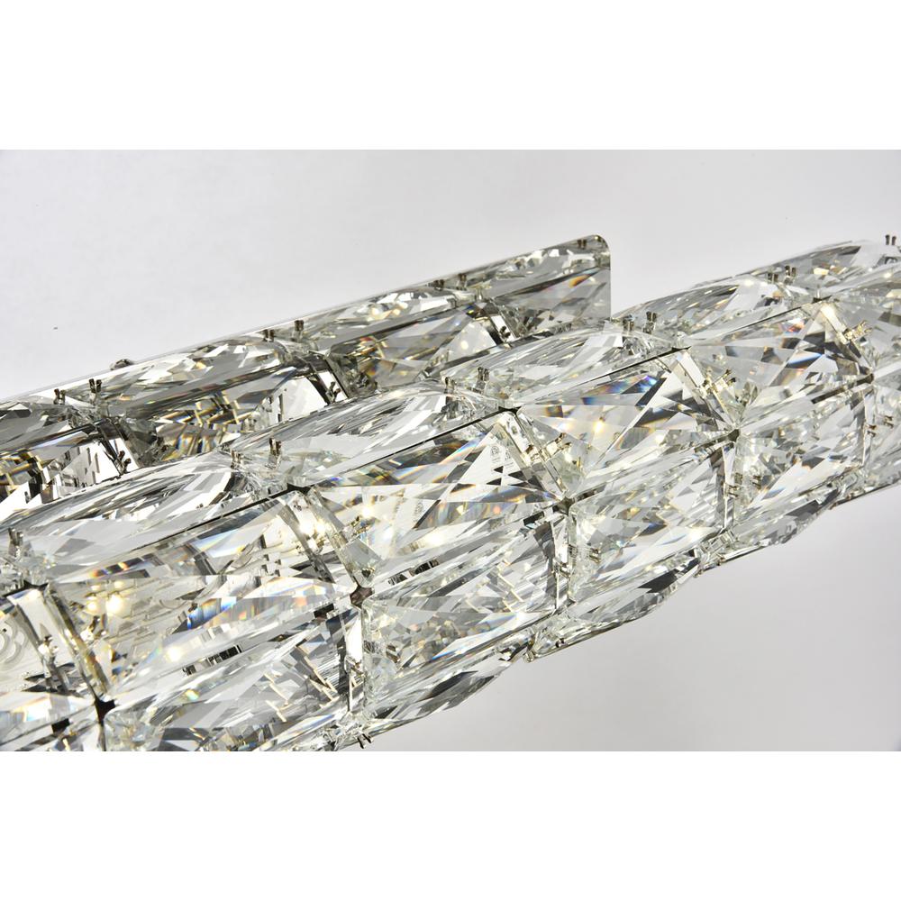 Valetta Integrated Led Chip Light Chrome Wall Sconce Clear Royal Cut Crystal. Picture 3