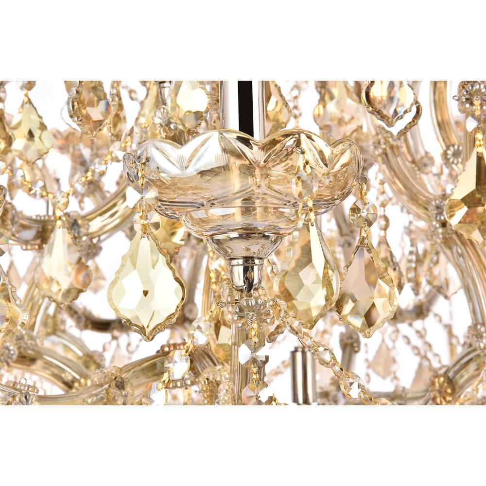 Maria Theresa 37 light Golden Teak Chandelier Golden Teak. Picture 5
