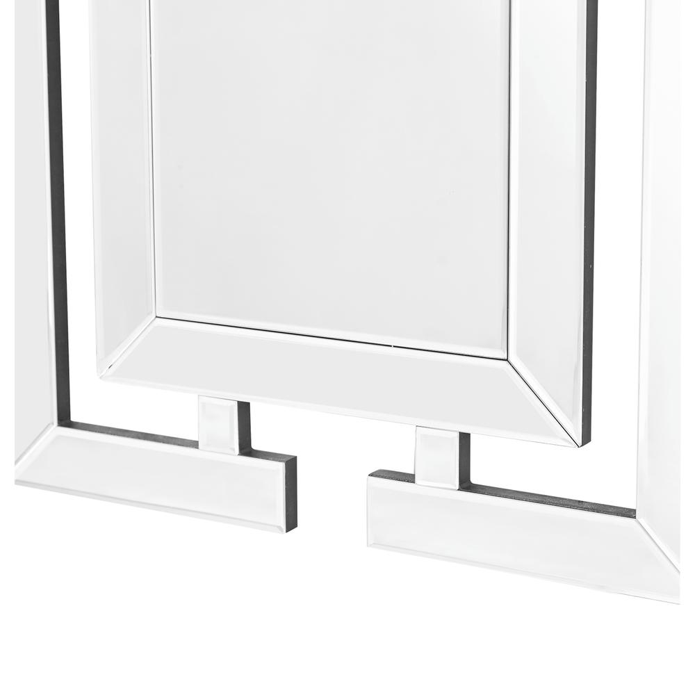 Sparkle 21 in. Contemporary Rectangle Mirror in Clear. Picture 2