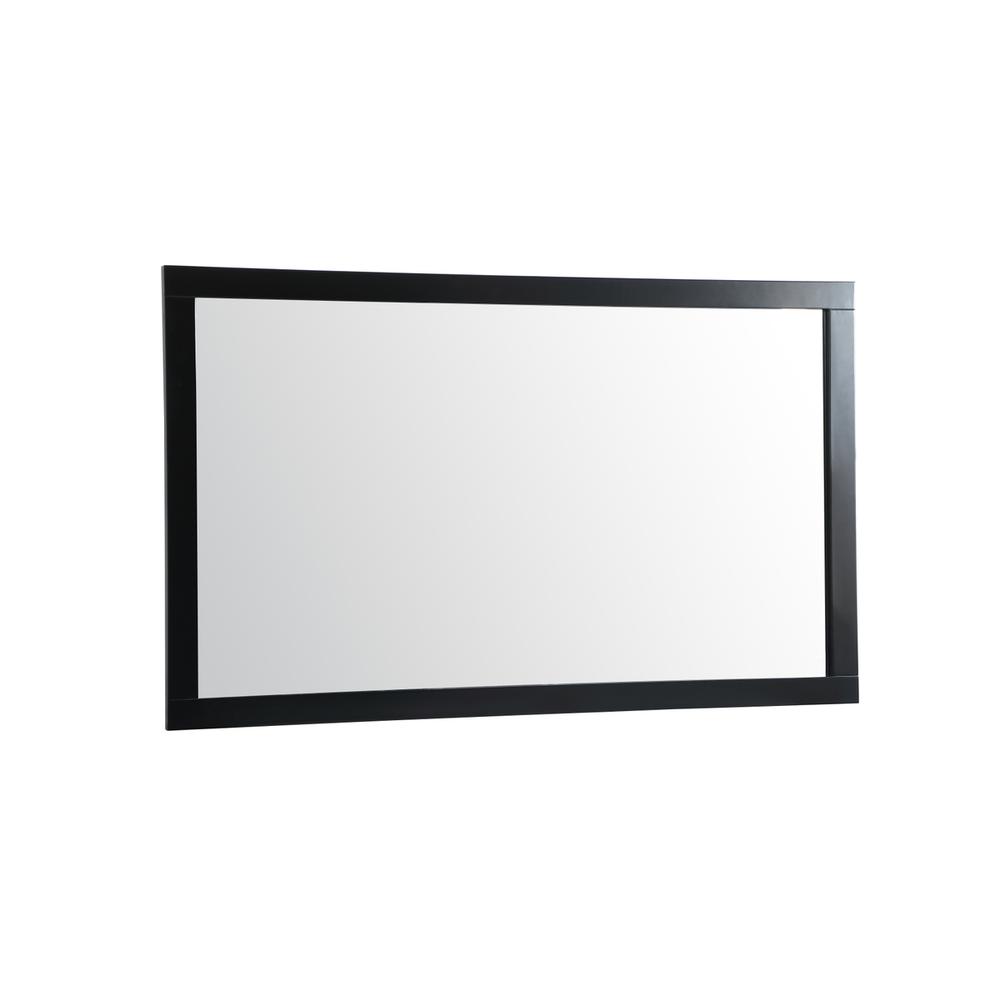 Aqua vanity mirror 60x36 inch in black. Picture 5