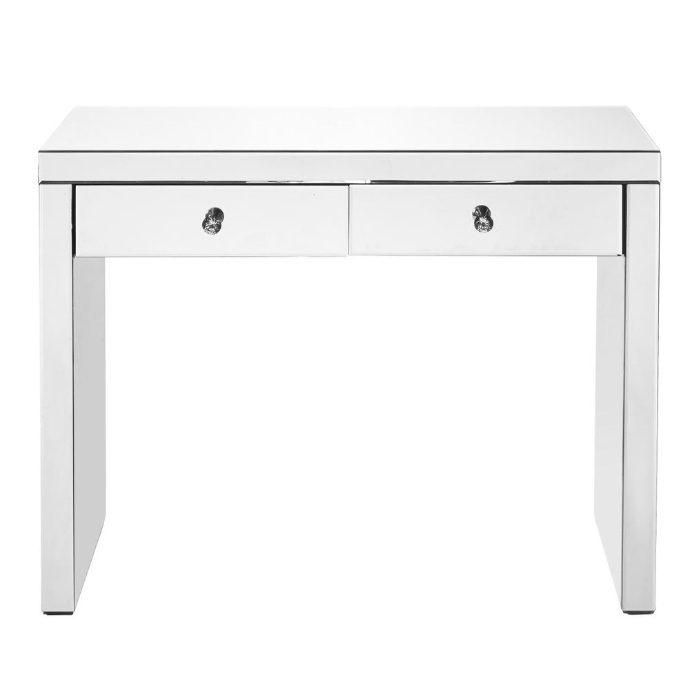 Console Table 39 in x 14 x30 in. in Clear. Picture 1