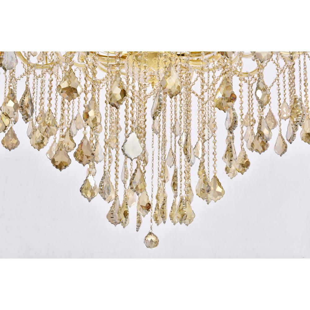 Maria Theresa 49 light Gold Chandelier Golden Teak (Smoky) Royal Cut Crystal. Picture 3