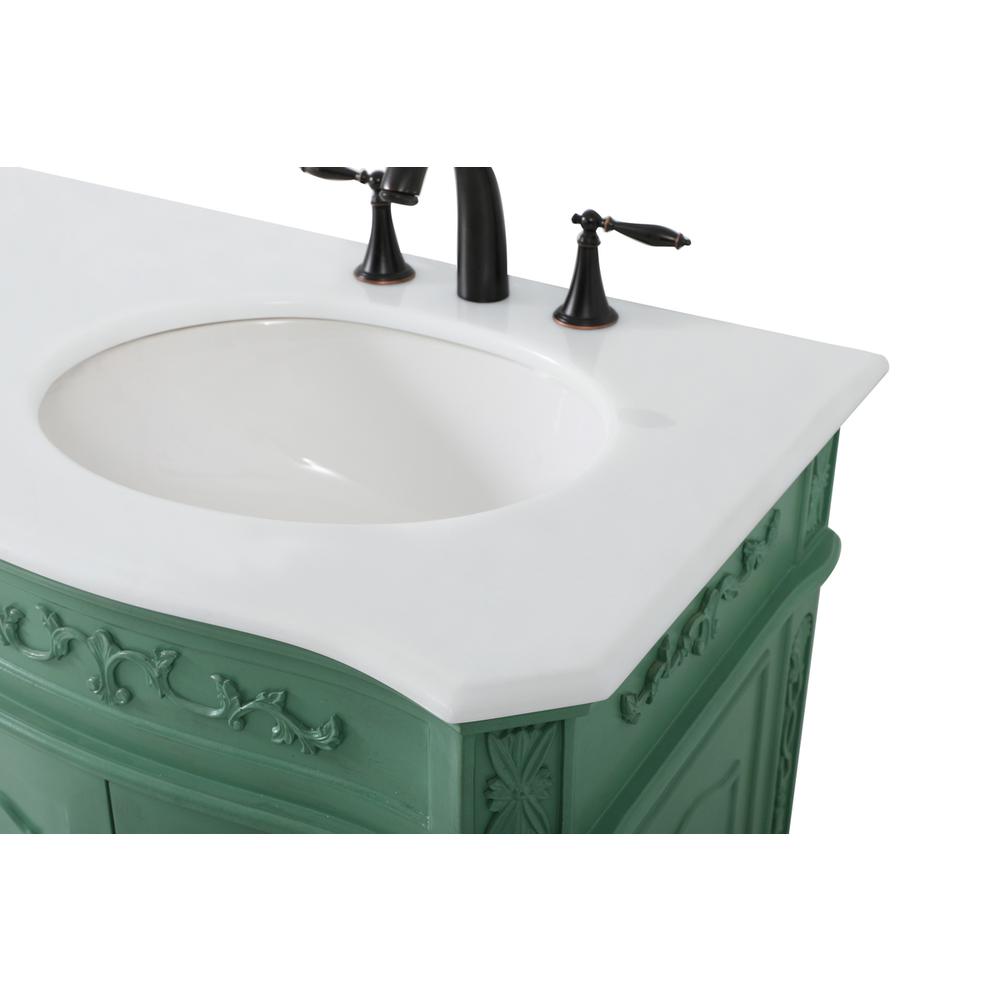 60 inch double Bathroom vanity in vintage mint. Picture 11