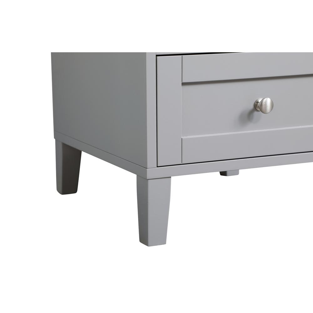 18 inch Single Bathroom Vanity in Grey. Picture 12