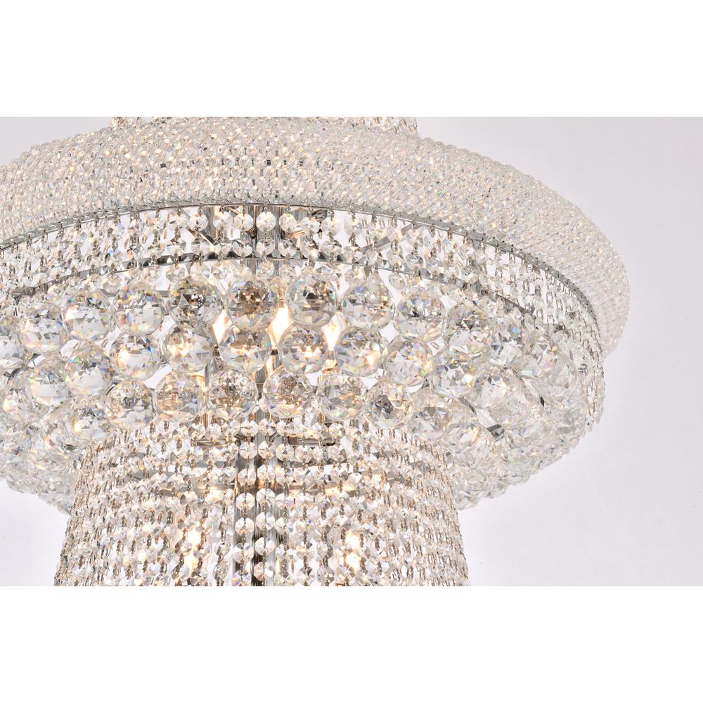 Primo 38 light Chrome Chandelier Clear Royal Cut Crystal. Picture 4