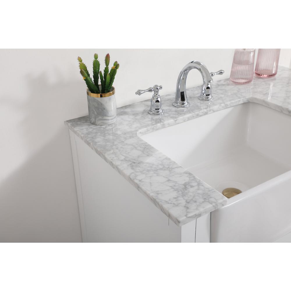 36 inch Single bathroom vanity in white. Picture 5
