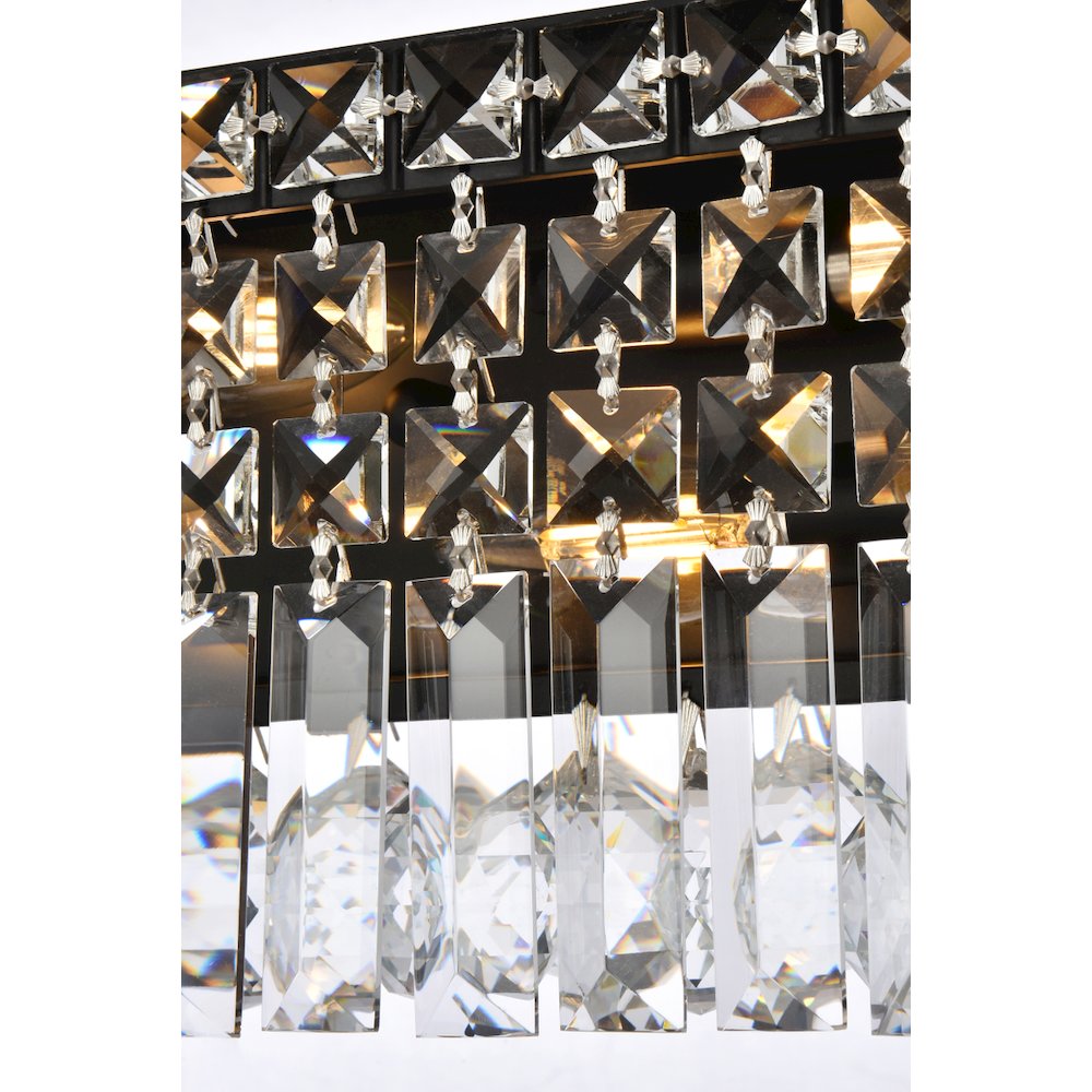 Maxime 18 Inch Black Wall Sconce. Picture 5