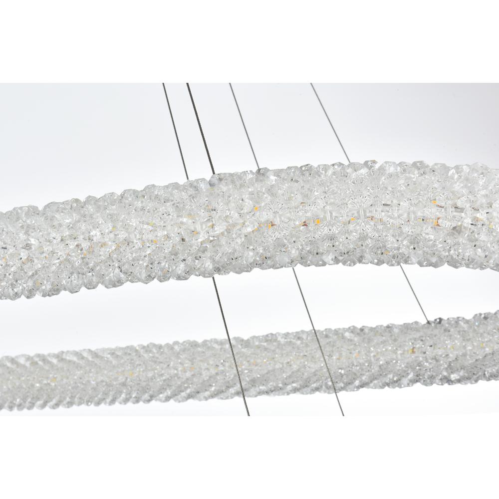 Bowen 51 inch Adjustable LED Chandelier in Satin Gold. Picture 6