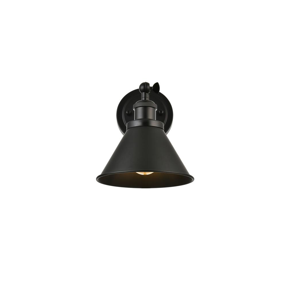 Bentley 1 light Black Bath Sconce. Picture 1