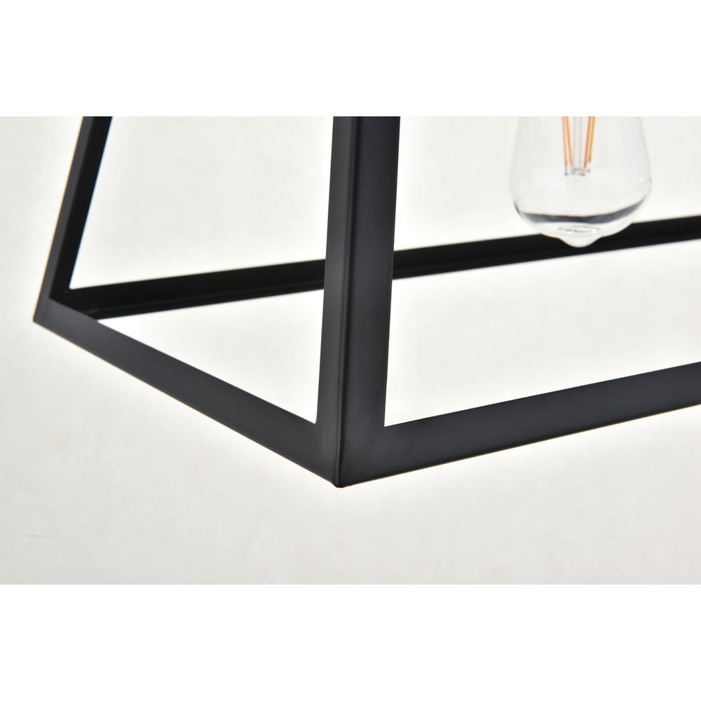 Resolute 4 light black Pendant. Picture 9