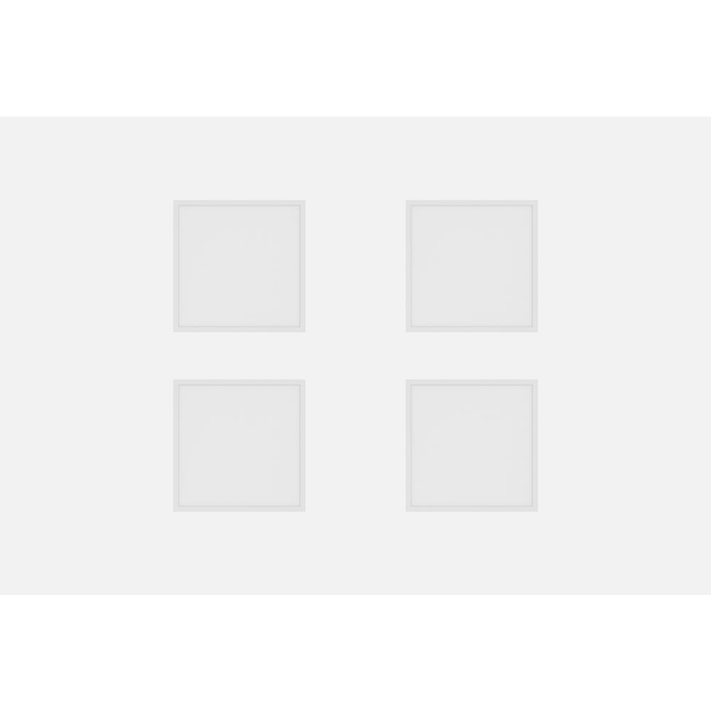 2x2 LED Panel 20/30/40 Watt selectable 4CCT 120V Dimmable pack of 4. Picture 1