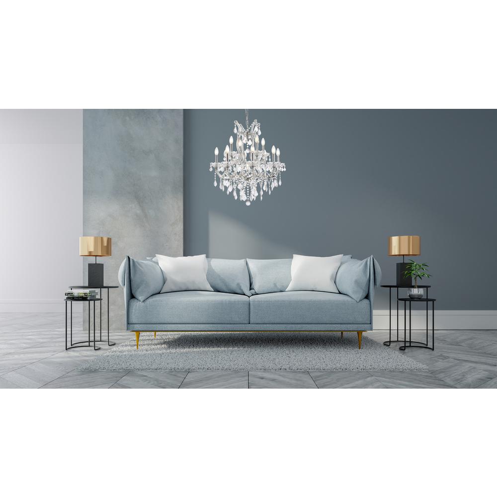 Maria Theresa 13 light Chrome Chandelier Clear Royal Cut Crystal. Picture 8