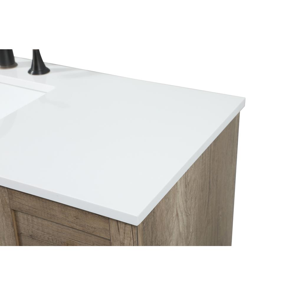 36 inch Single bathroom vanity in natural oak. Picture 11