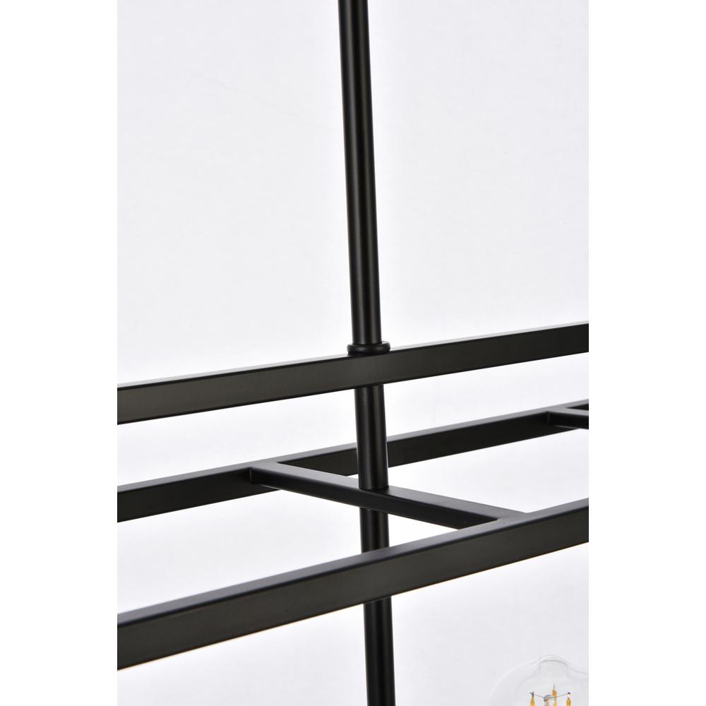 Voir 3 lights pendant in black. Picture 5