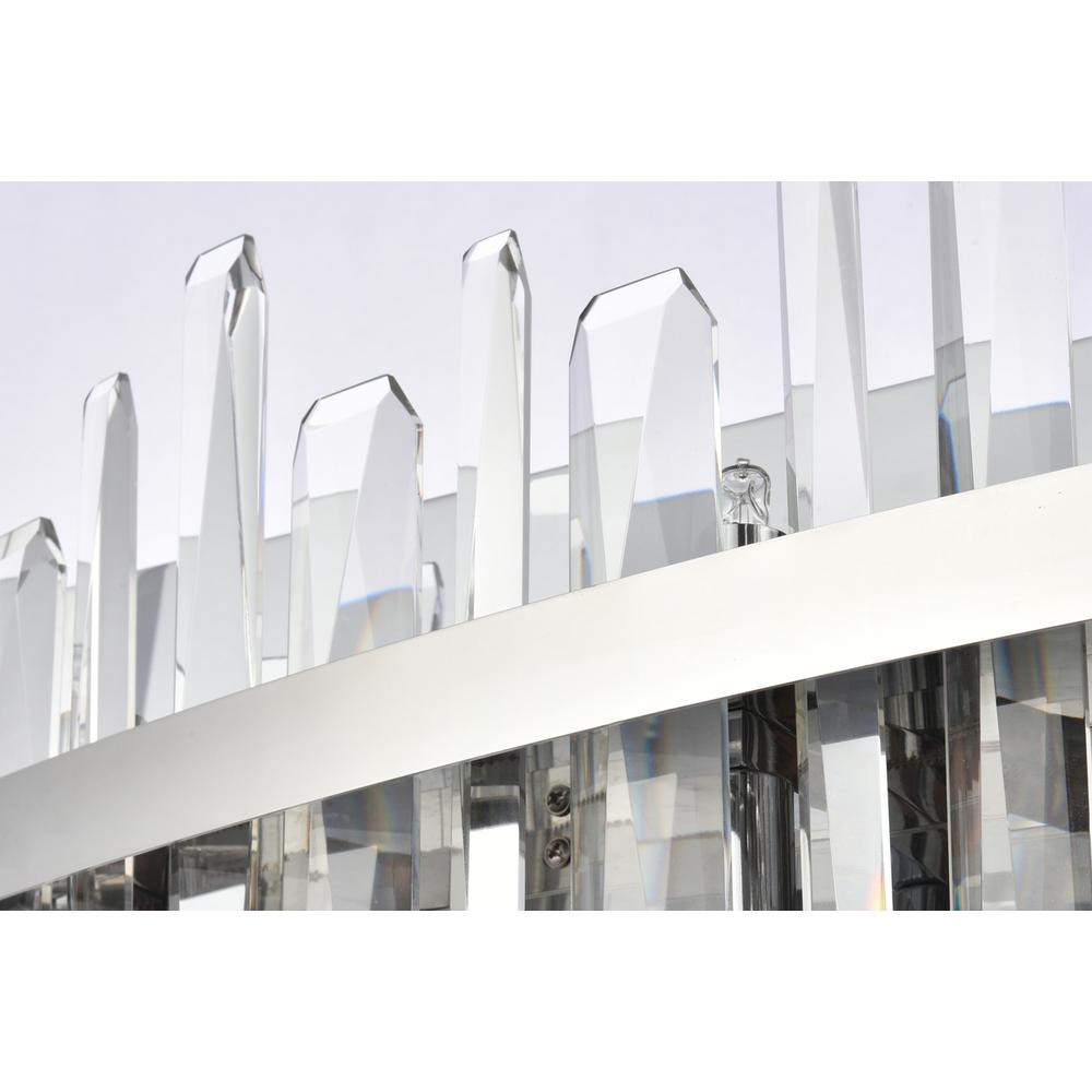 Serena 30 inch crystal bath sconce in chrome. Picture 3