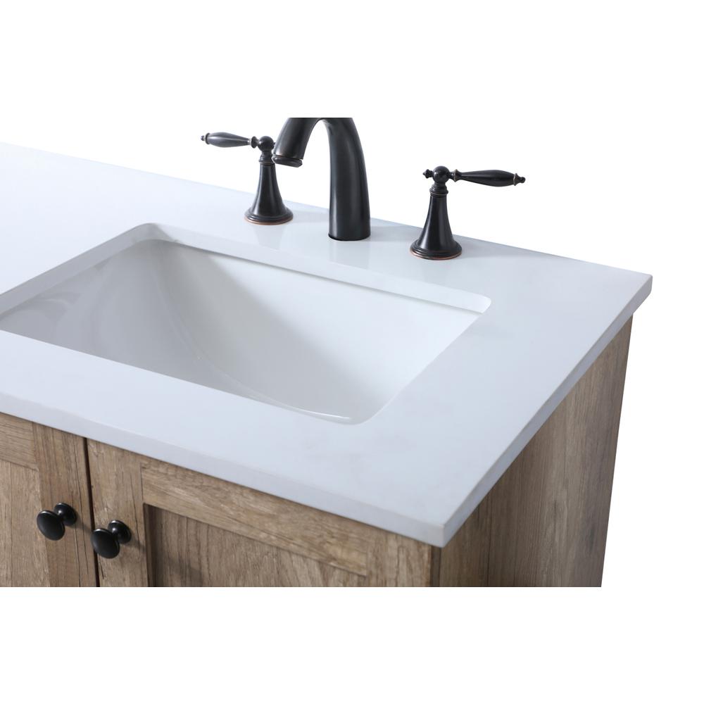60 Inch Double Bathroom Vanity In Natural Oak. Picture 11
