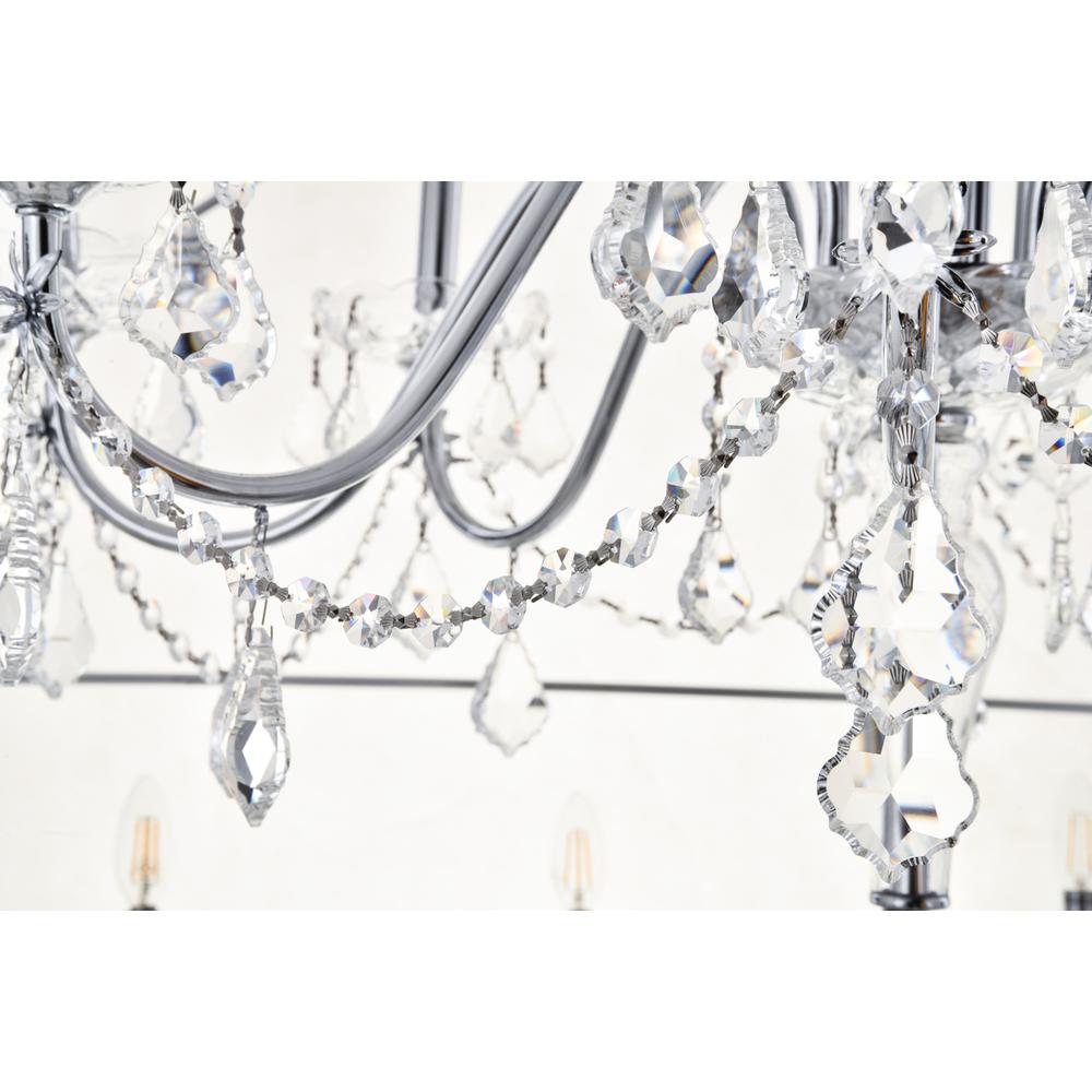Cordelia 24 Light Chrome Crystal Pendant. Picture 3