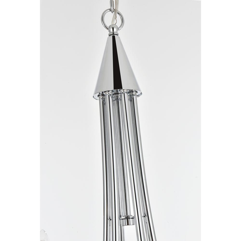 Cohen 42 inch chandelier in Chrome. Picture 4