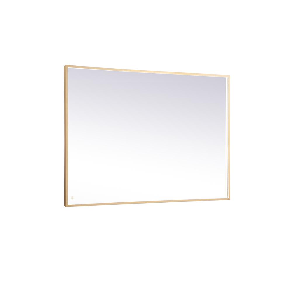Pier 42x60 inch LED mirror with adjustable color temperature. Picture 1