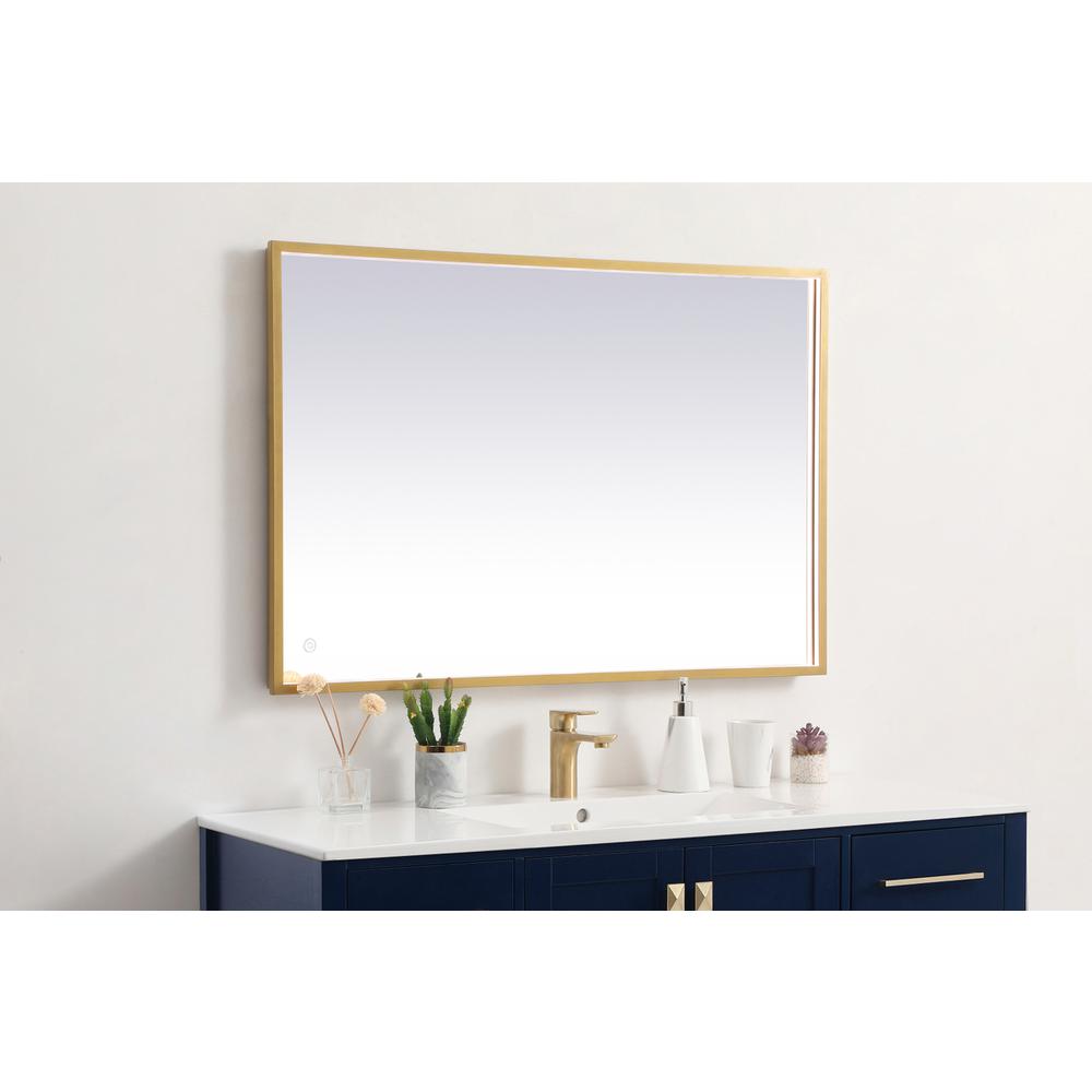 Pier 27x40 inch LED mirror with adjustable color temperature. Picture 3