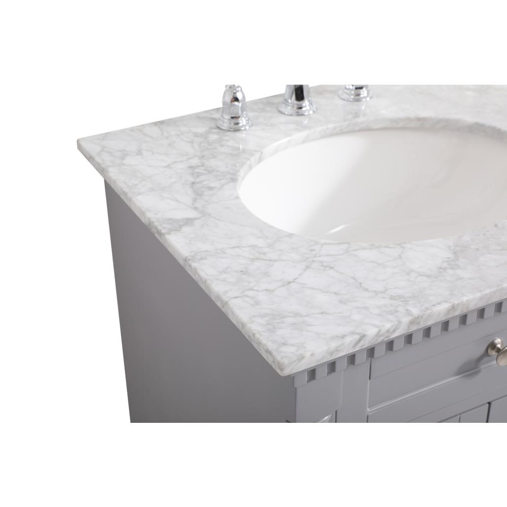 24 inch Single bathroom vanity in  Grey. Picture 11