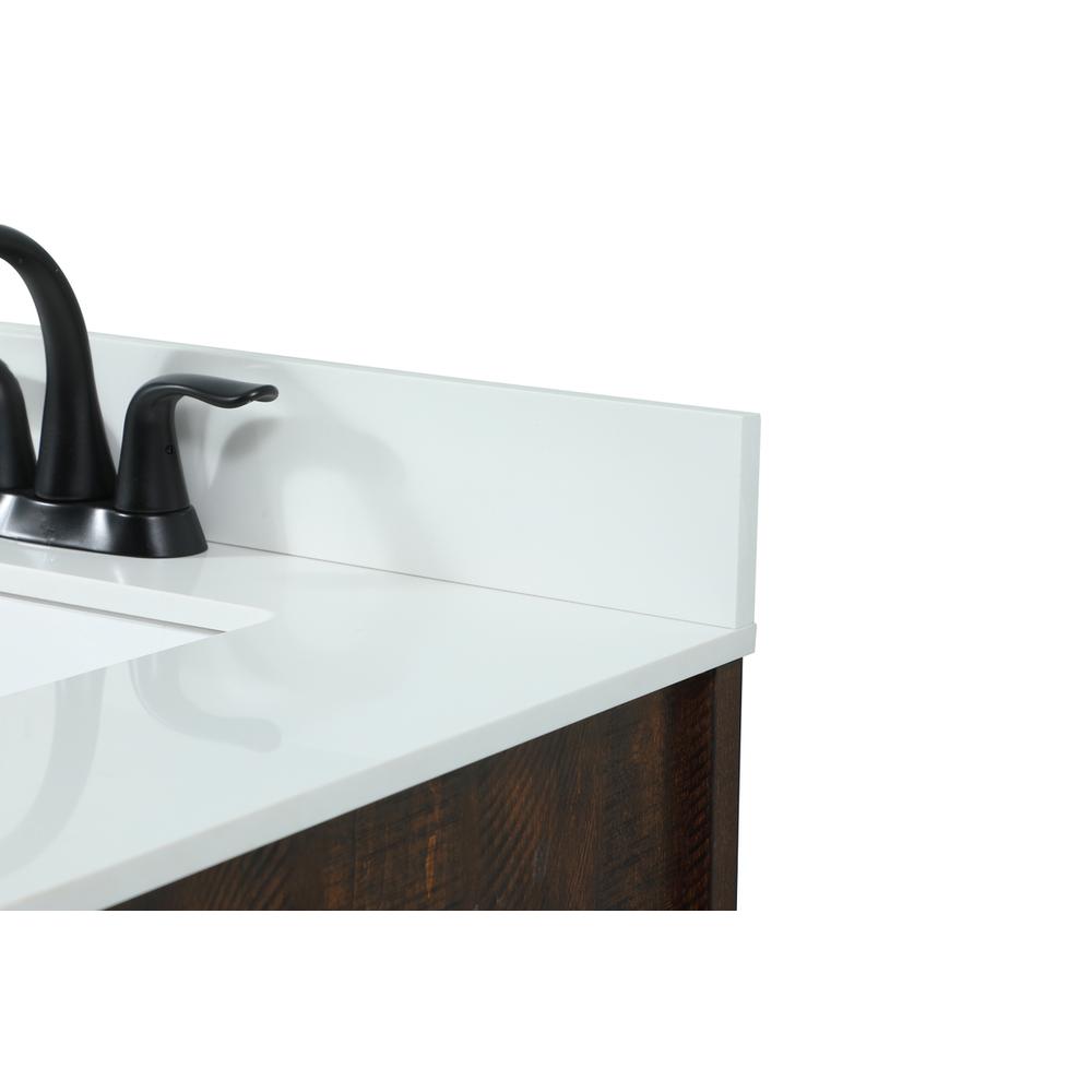 30 inch Single bathroom vanity in expresso with backsplash. Picture 11