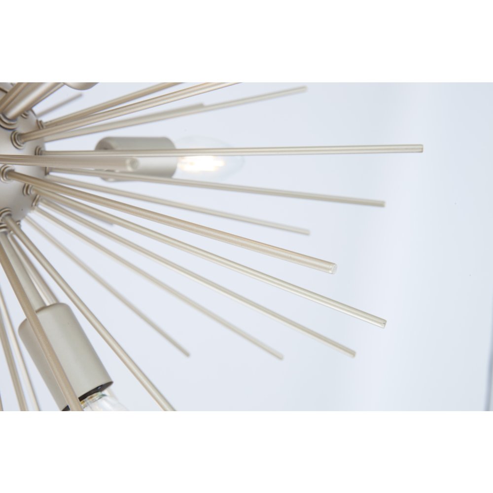 Timber 8 Light Champagne Pendant. Picture 11