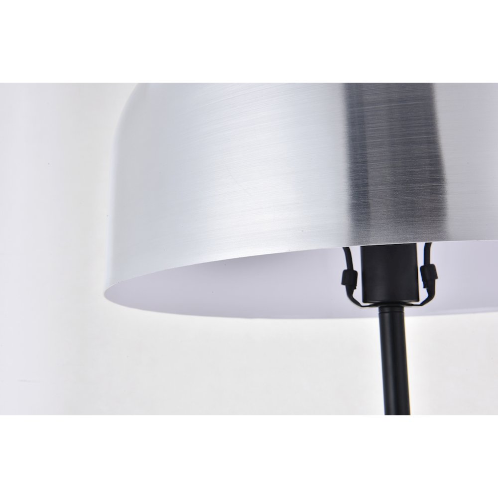 Exemplar 1 Light Brushed Nickel Floor Lamp. Picture 9