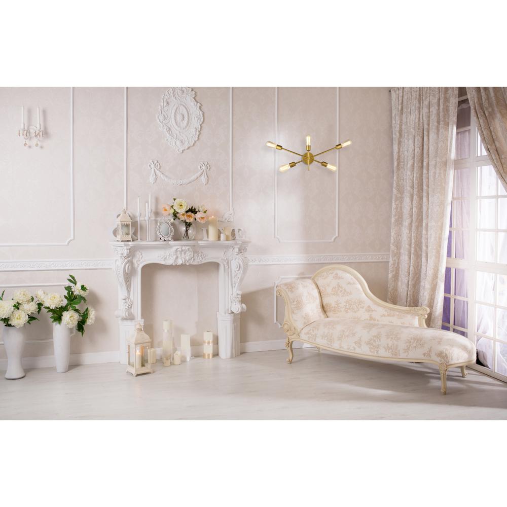 Axel 5 Lights Brass Wall Sconce. Picture 6