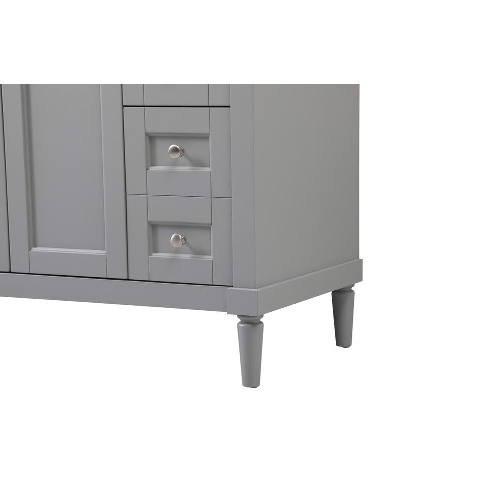 48 inch Single bathroom vanity in grey with backsplash. Picture 13