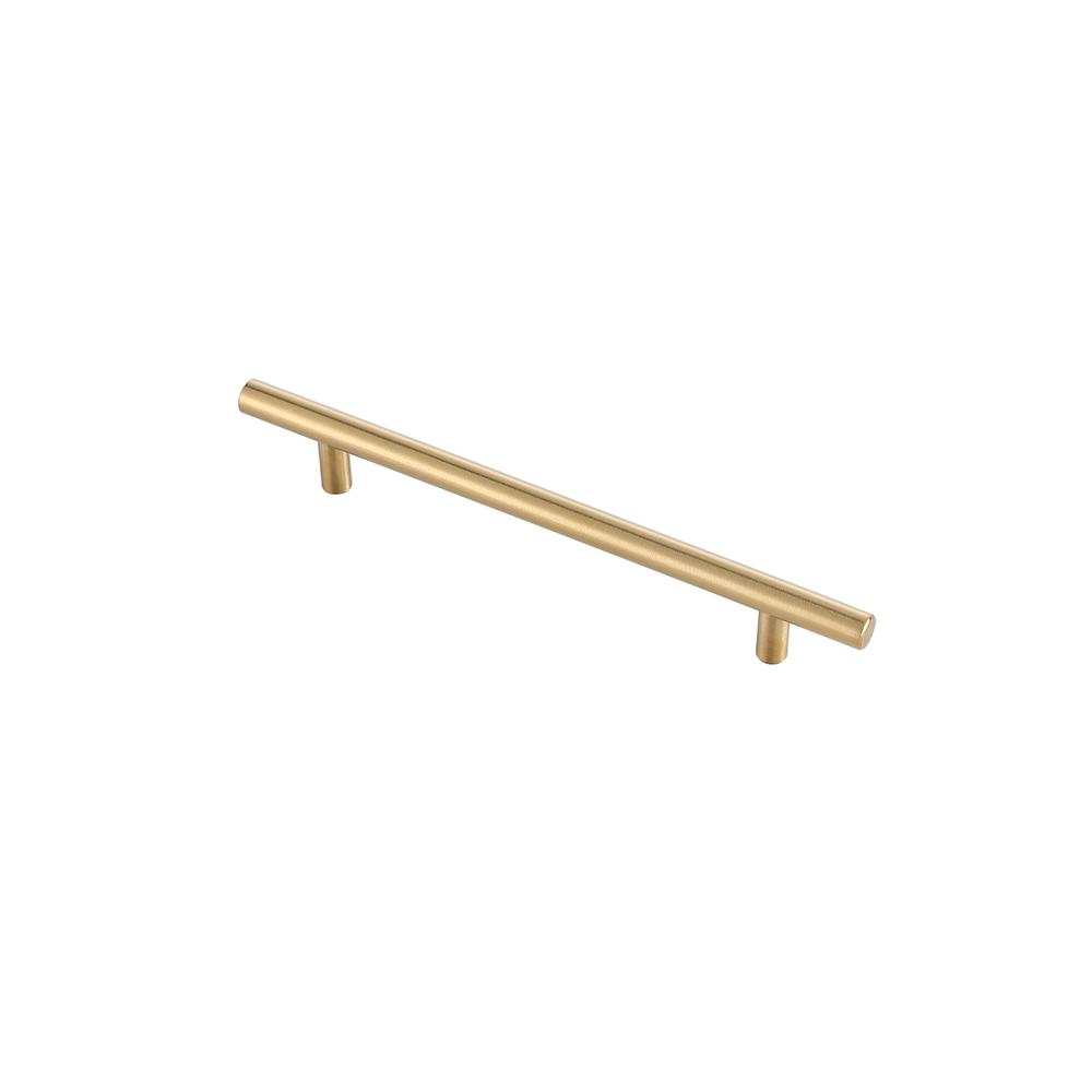 Quinn 6-5/16" Center to Center Brass Bar Pull Multipack (set of 10). Picture 3