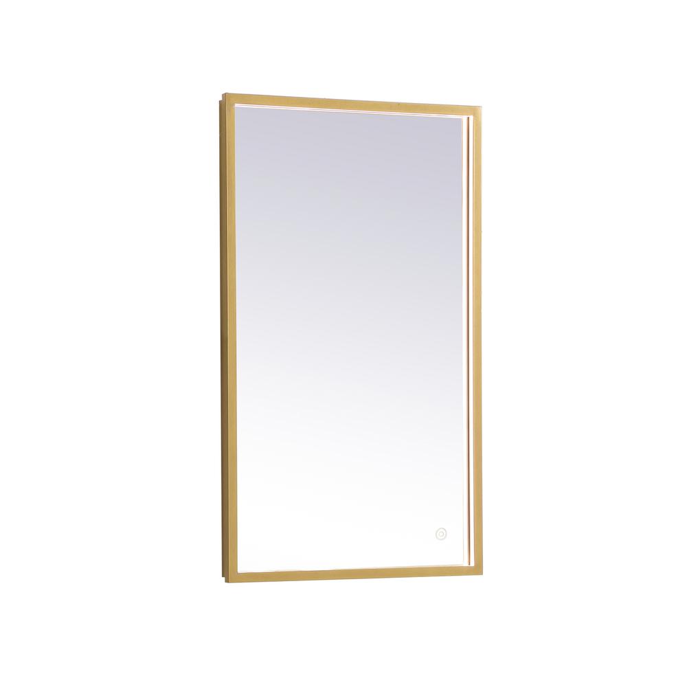 Pier 18x30 inch LED mirror with adjustable color temperature. Picture 1