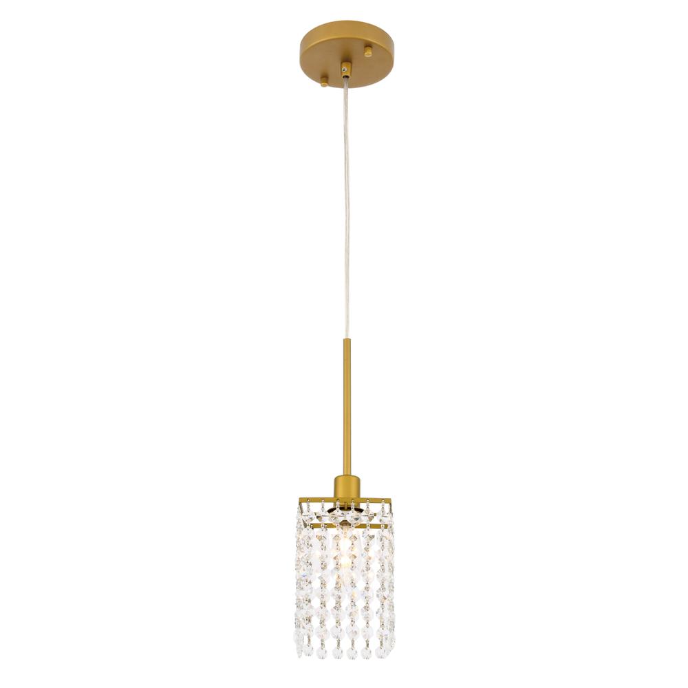 Taylor 1 light Brass Pendant. Picture 3
