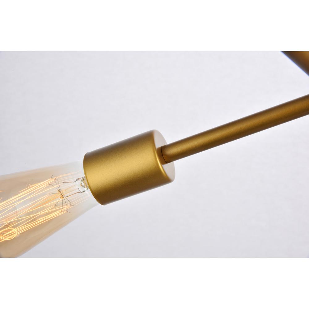 Axel 6 Lights Brass Pendant. Picture 6