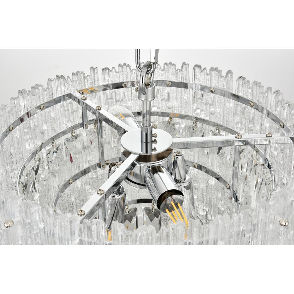 Emilia 15 inch Pendant Light in Chrome. Picture 4