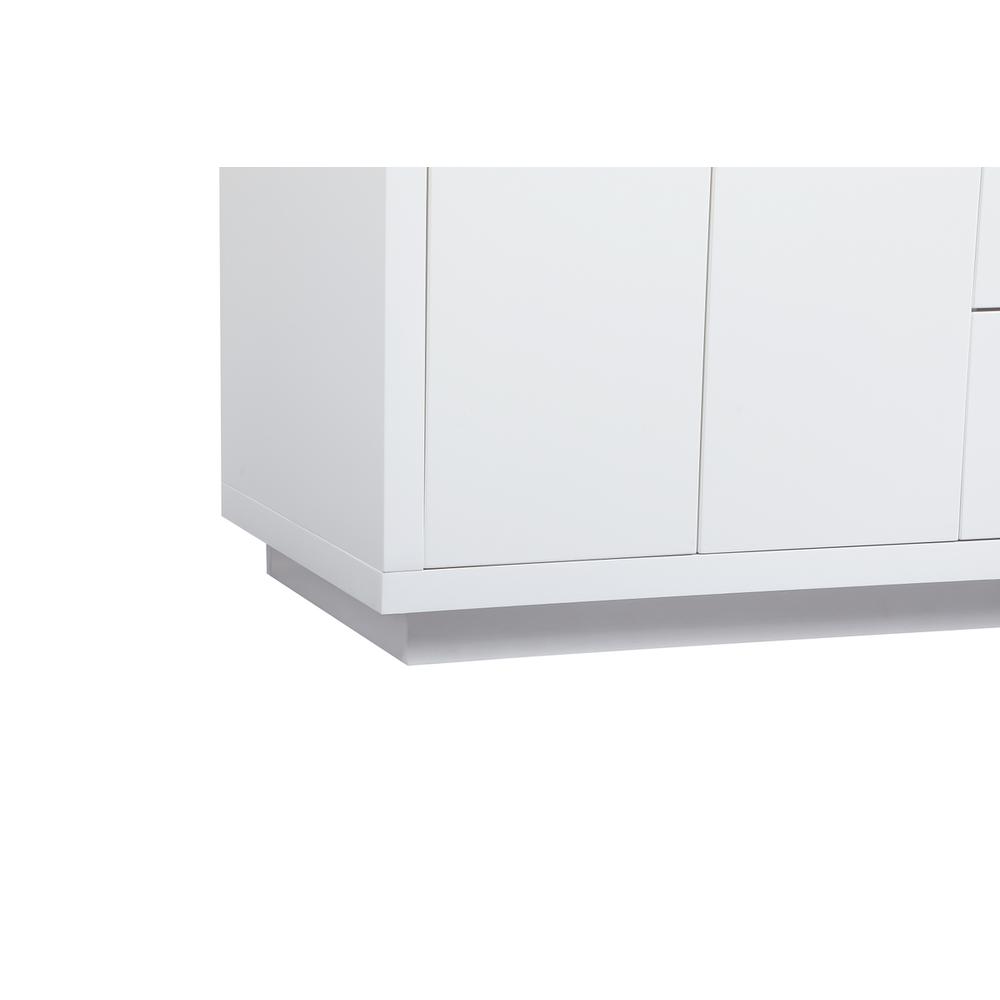 60 inch double bathroom vanity in white. Picture 13