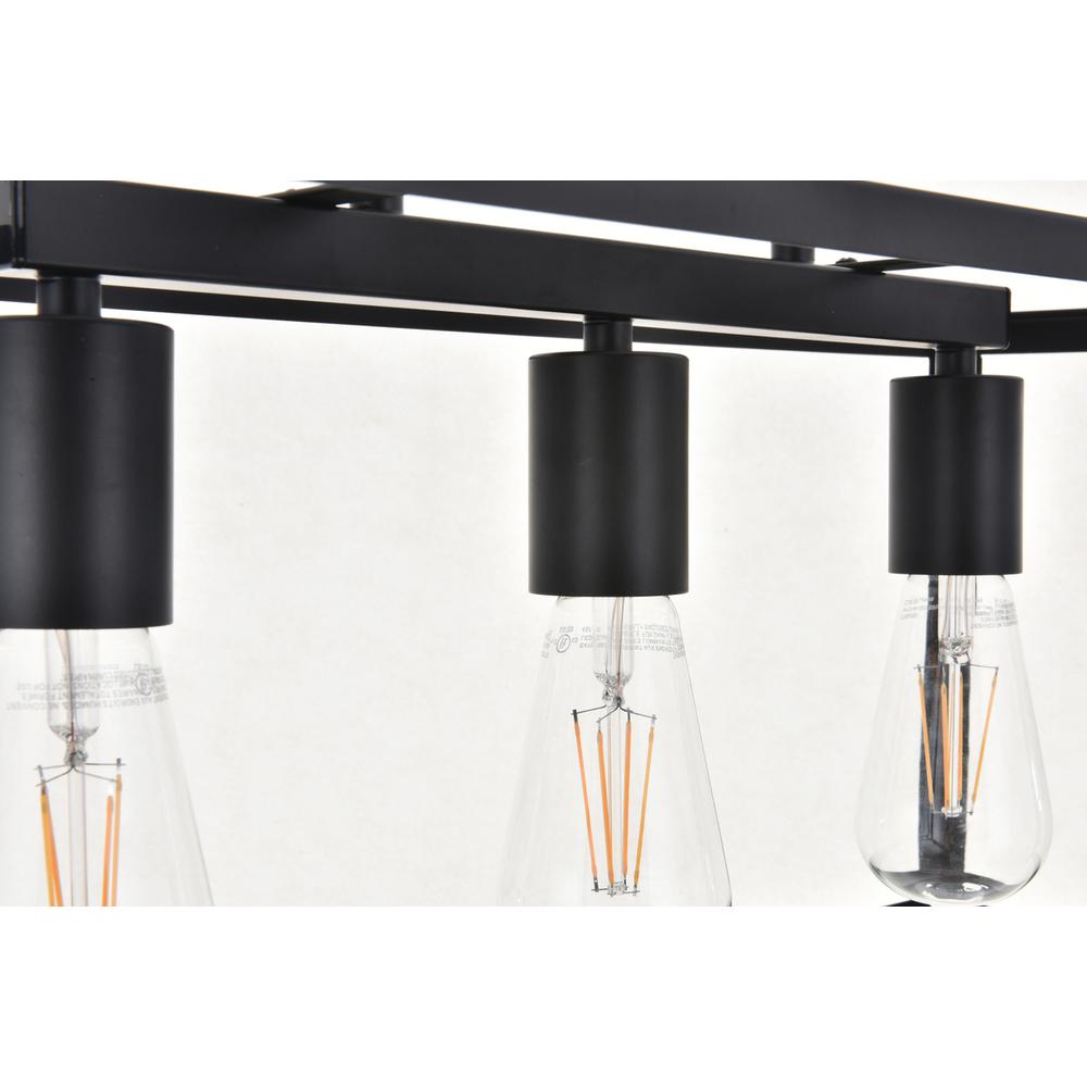 Resolute 3 light black Pendant. Picture 10