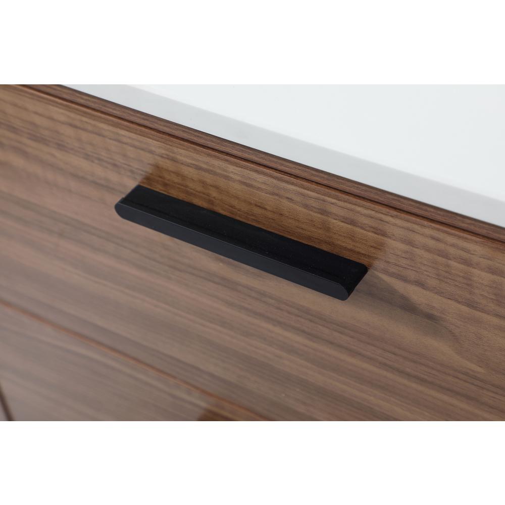36 inch Single bathroom vanity in walnut brown. Picture 12