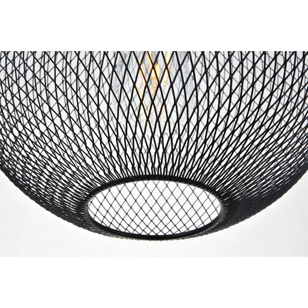 Keller 1 Light Black Pendant. Picture 4