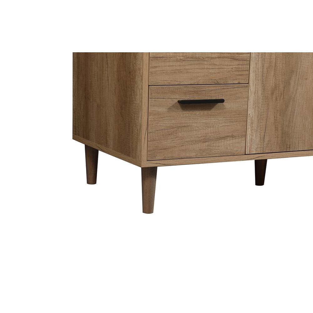 48 inch Single bathroom vanity in natural oak. Picture 13
