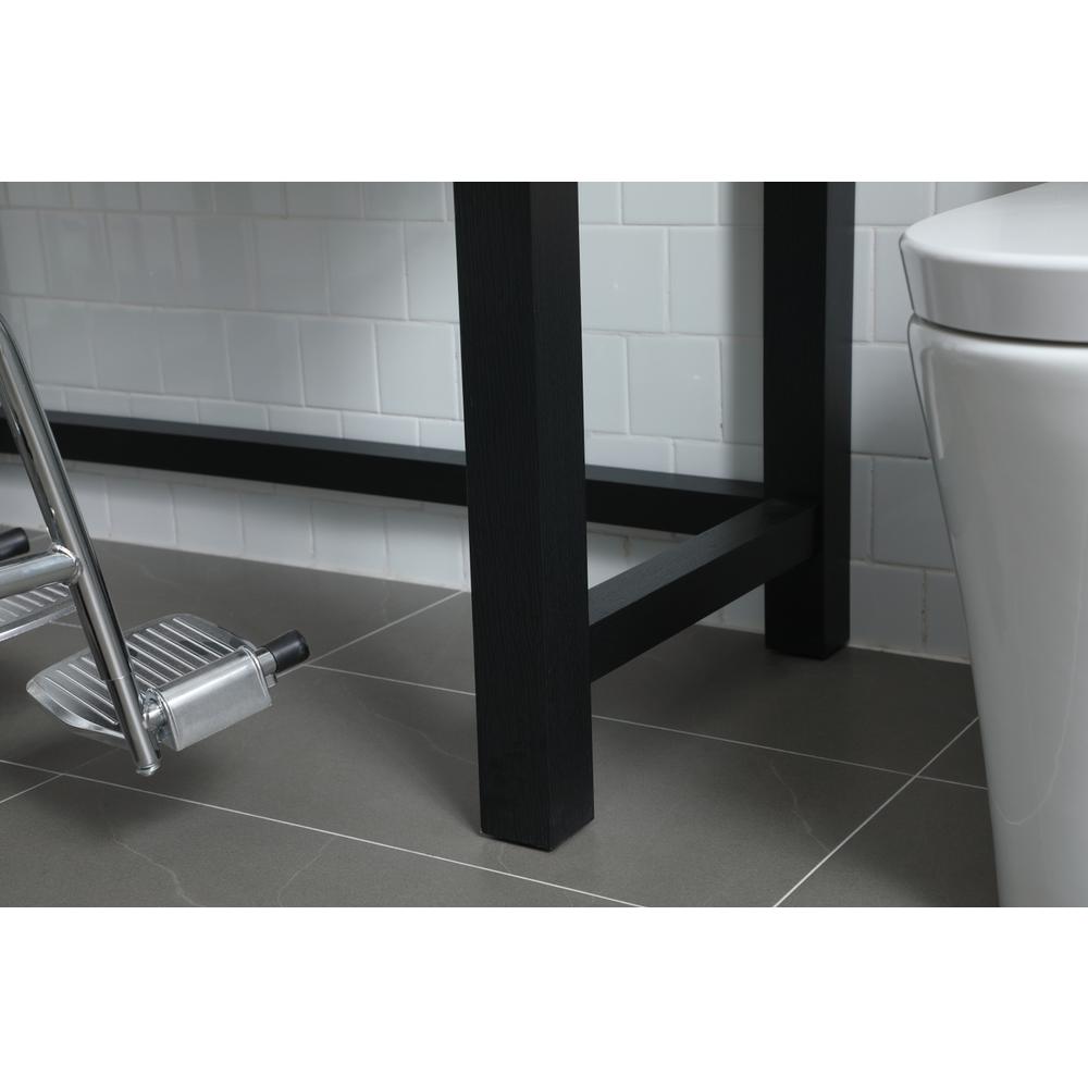 48 Inch ADA Compliant Bathroom Vanity In Black. Picture 6