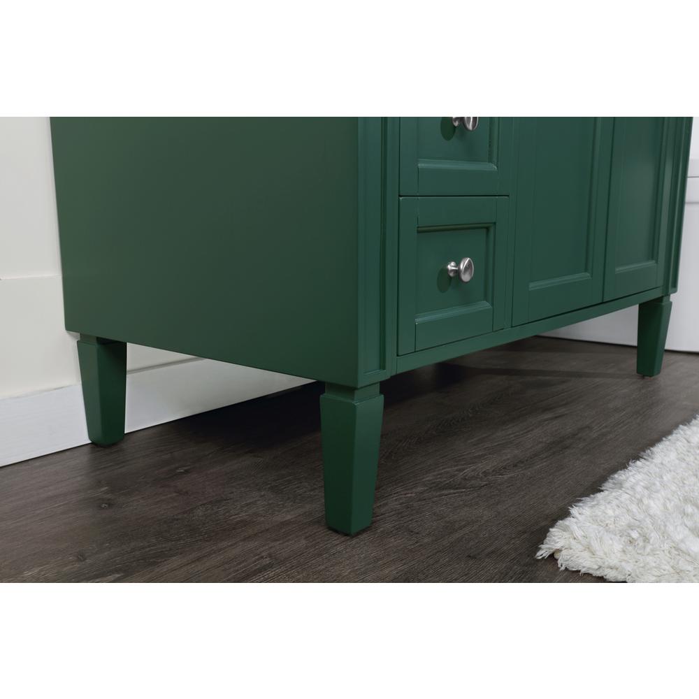 40 inch Single bathroom vanity in green. Picture 6