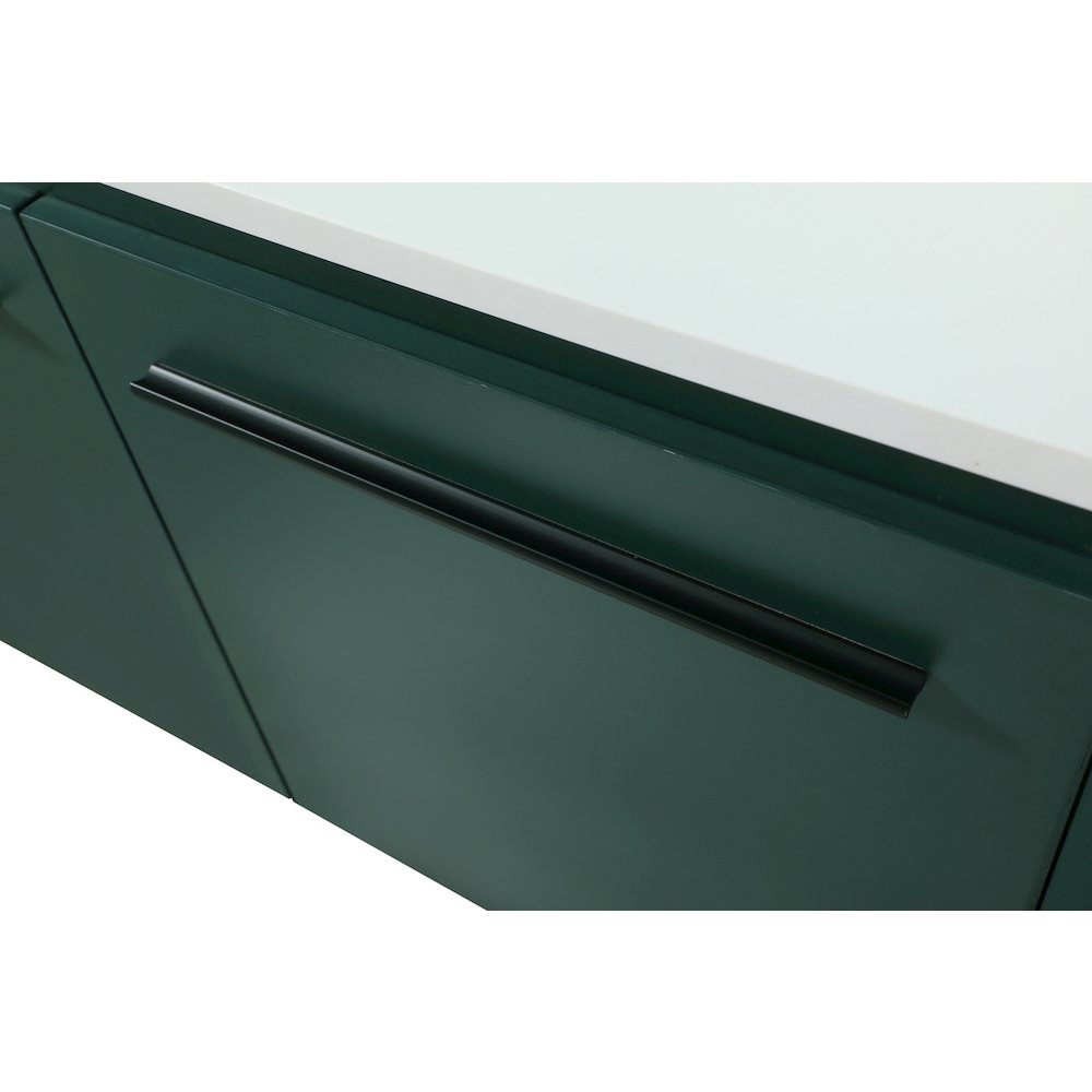 36 Inch Single Bathroom Vanity In Green. Picture 13