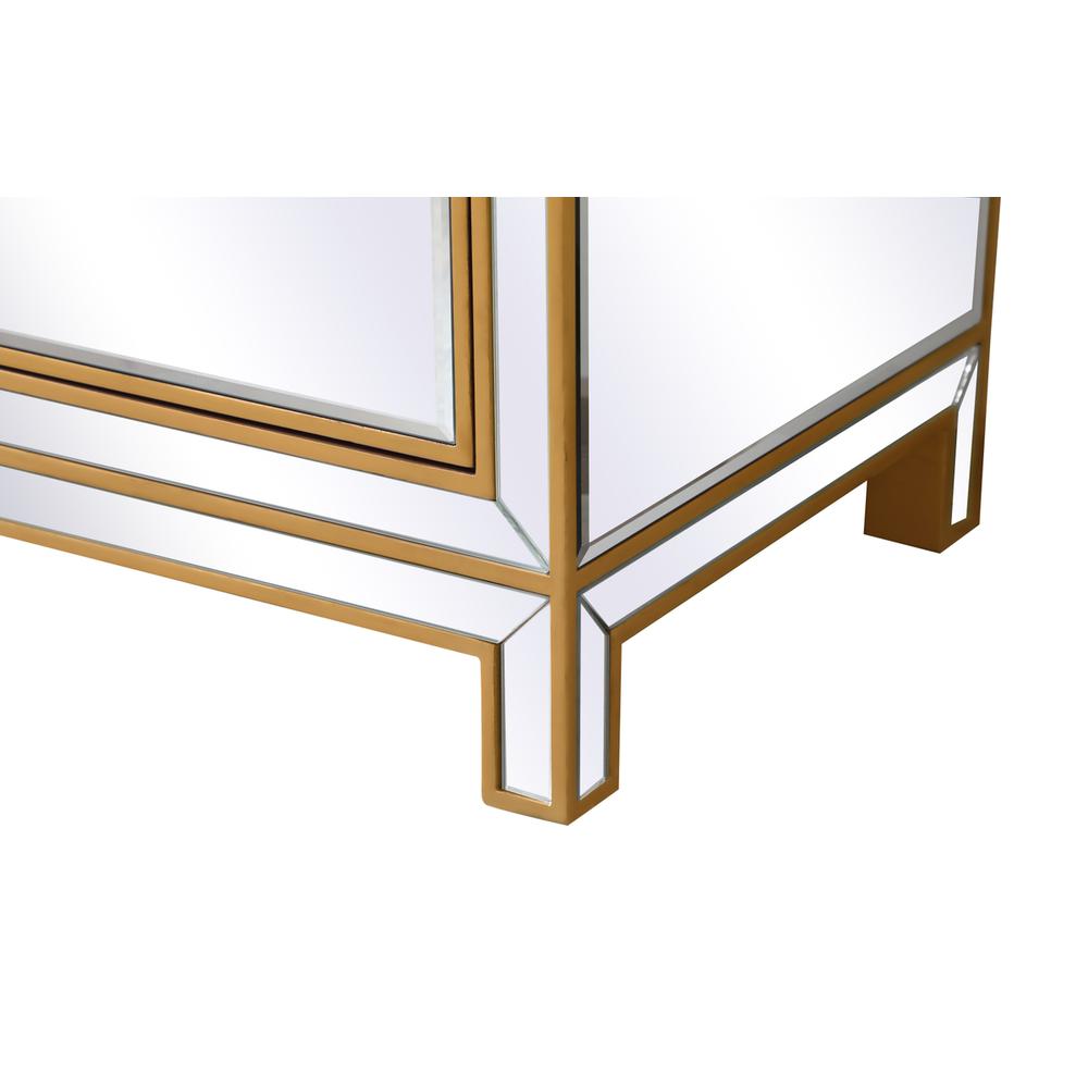 Cabinet 6 drawers 60in. W x 18in. D x 32in. H in gold. Picture 5